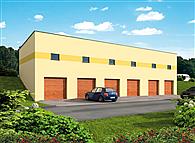 G317 garaż wielostanowiskowy, dwupoziomowy