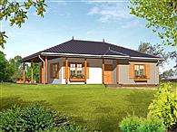 Z tarasami drewniany