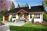 Bastek z garażem 1-st. [A]