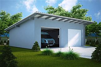 Projekt domu G102 - Budynek garażowy