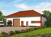 G241 garaż z pomieszczeniem gospodarczym