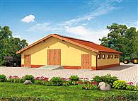 Bi1 - Obora na 22 krowy Budynek inwentarski