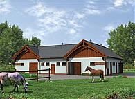 S30 Stajnia dla koni - 8 boksów