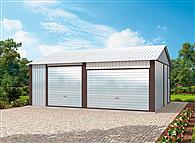 GB11 Garaż blaszany dwustanowiskowy