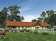 S23A Stajnia dla koni - 9 boksów