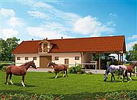 S42 Stajnia dla koni - 4 boksy