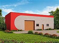 G242 garaż z pomieszczeniem gospodarczym