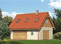 Murator G27b Garaż z poddaszem i pomieszczeniem gospodarczym