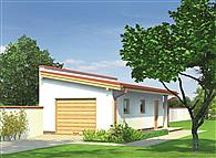 Murator G41 Garaż z pomieszczeniem gospodarczym