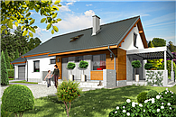 Hirek trend z garażem 1-st. [A]