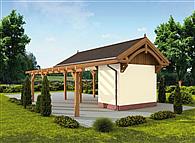 G67 szkielet drewniany, wiata garażowa