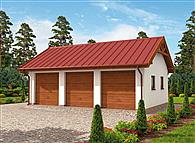 G305a garaż trzystanowiskowy