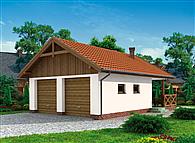 G188 szkielet drewniany budynek gospodarczy