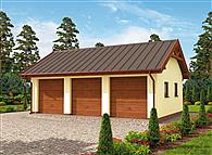 G305a szkielet drewniany budynek gospodarczy