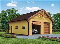 G200 szkielet drewniany budynek gospodarczy