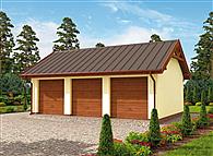 G305 szkielet drewniany budynek gospodarczy