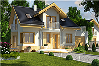 Puszczyk z garażem 1-st. [A]