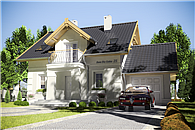 Szafir z garażem 1-st. [A]