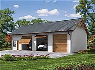 G38 szkielet drewniany budynek gospodarczy