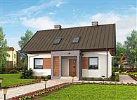 Avalon szkielet drewniany, dom mieszkalny jednorodzinny z poddaszem użytkowym