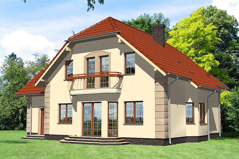 Projekt domu bordeaux lmp133 190,31 m2 - koszt budowy 258 ty.