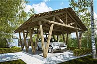 G278 - Wiata drewniana