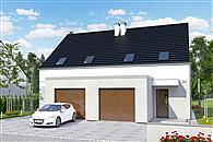 Azalia II z garażem 1-st. bliźniak [A-BL1]