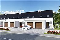 Azalia II z garażem 1-st. szereg&oacute;wka [A-SZ]