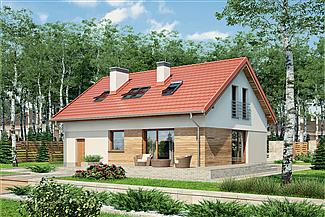 Projekt domu Murator M201 Senne marzenie (etap II)