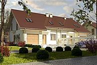 Miła II z garażem 1-st. bliźniak [A-BL2]