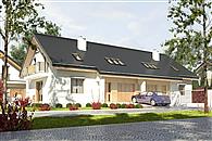 Nowinka III z garażem 1-st. bliźniak [A-BL1]