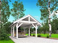 A1 - altana ogrodowa z grillem