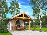 A2 - altana ogrodowa z grillem