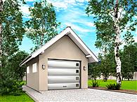 G4 - garaż jednostanowiskowy