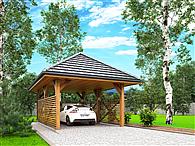 W1 - wiata garażowa