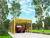 W3 - wiata garażowa