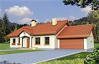 Sielanka 2 100 MDM wersja A z podw&oacute;jnym garażem paliwo stałe