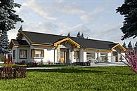 Bączek z garażem 1-st. bliźniak [A-BL1]