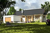 Gąska z garażem 1-st. [A]