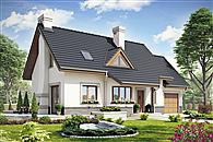 Agatka II styl z garażem 1-st. [A]