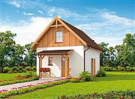 Oklahoma dom letniskowy z poddaszem szkielet drewniany