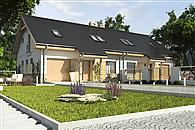 Jarząbek II z garażem 1-st. bliźniak [A-BL2]