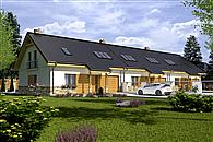 Jarząbek III z garażem 1-st. szereg&oacute;wka [A-SZ]