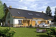 Jarząbek III z garażem 1-st. bliźniak [A-BL1]