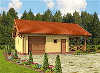 G56 szkielet drewniany budynek gospodarczy