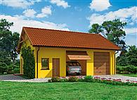 G197 szkielet drewniany budynek gospodarczy