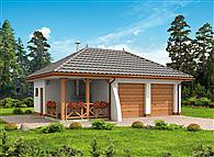 G255 szkielet drewniany budynek gospodarczy