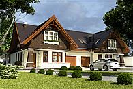 Kowalik II z garażem 1-st. bliźniak [A-BL1]