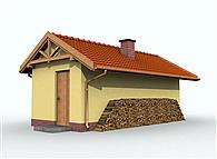 G52 szkielet drewniany budynek gospodarczy