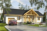 Modraszka z garażem 1-st. [A]